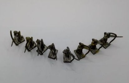 थंबनेल: 8 x Metal Ancient Archers Military Figurines Miniatures (1:72 Scale)
