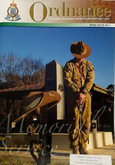 Ordnance: Journal Of The Royal Australian Army Ordnance Corps Vol.33 #1 (2009)