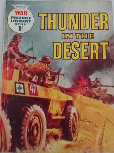 Miniatura: War Picture Library #119 'Thunder in the Desert' (1961)