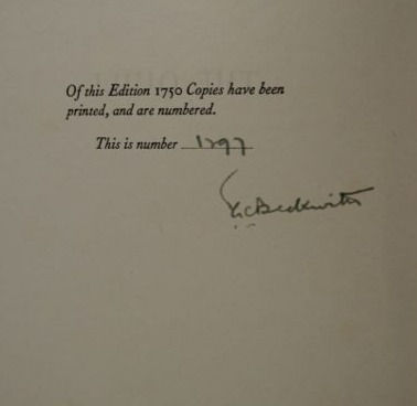 サムネイル： Selections from the Quill (1947) By E. G. C. Beckwith, T.D.