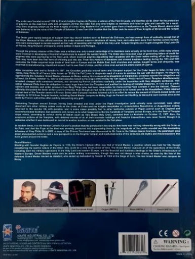 Miniatura: Ignite Time Silhouette Knight Templar Action Figurine (1/6 Scale)