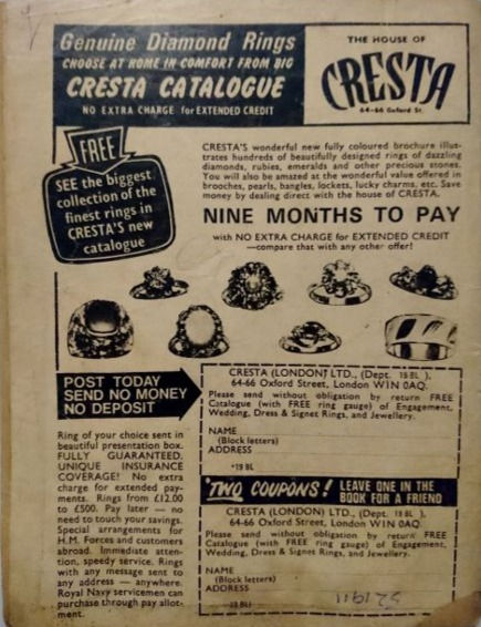 Thumbnail: Battle Picture Library #851: 'Tunnel of Death' (1974)