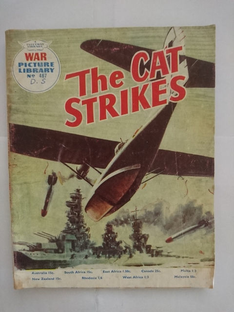 Miniaturbild: War Picture Library #487 'The Cat Strikes' (1968)