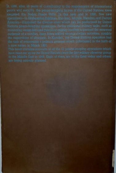 Miniatura: The Blue Helmets: A Review of United Nations Peace-Keeping (1990, 1996)