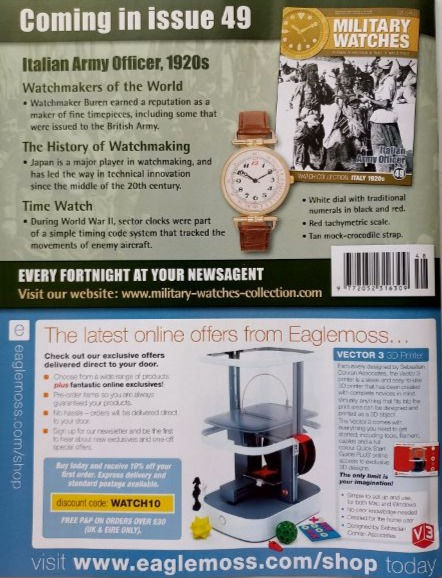 Miniatyrbilde: Military Watches Collection #48 'Russian Naval Diver' (2015) Magazine