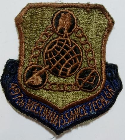 497th Reconnaissance Tech Group Military Insignia Patch (c.?)