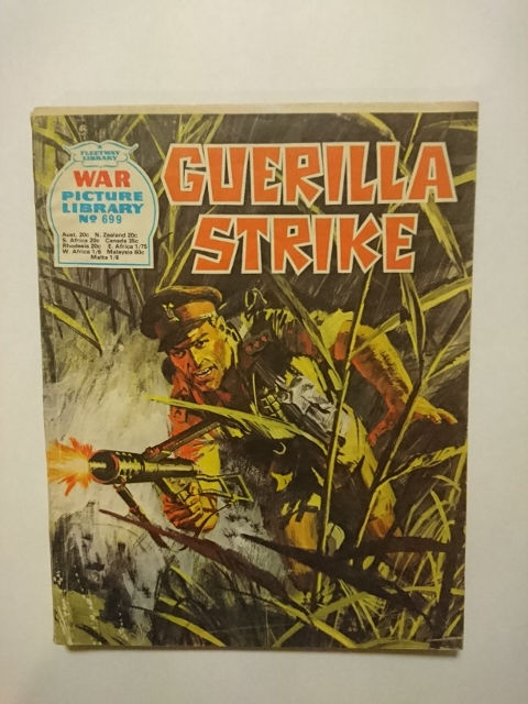 Thumbnail: War Picture Library #699: 'Guerrilla Strike' (1971)