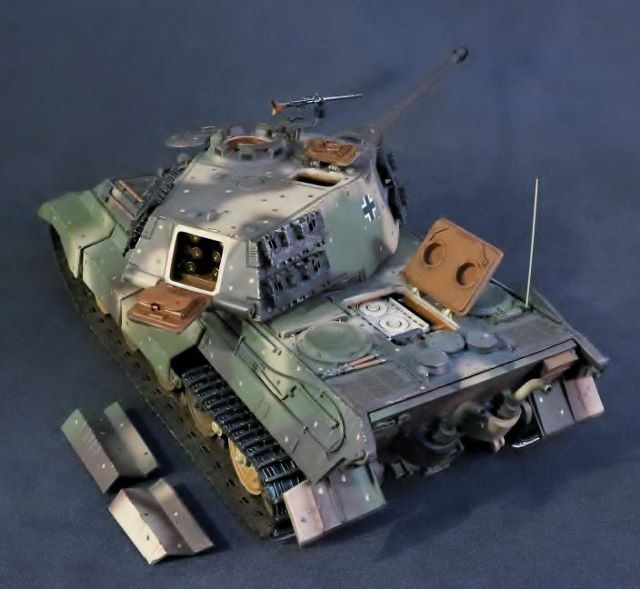縮圖：John Jenkins Designs WWII German Armour Panzerkampfwagen tank model, No.GA-50