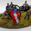 Miniatura: Frontline Figures U.S. Civil War Diorama Gun Crew Metal Toy Soldiers Figurines