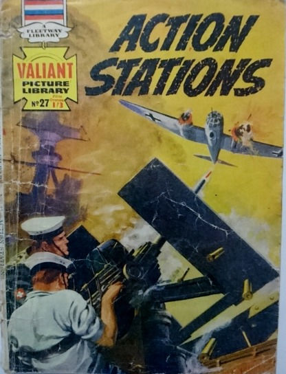 Valiant Picture Library Comic #27 'Action Stations' (1964)