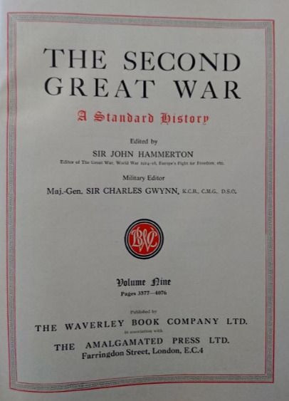 Миниатюра: The Second Great War: A Standard History (1946) By John Hammerton