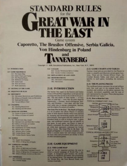 Thumbnail: Great War In The East Wargame Manuals (1978)