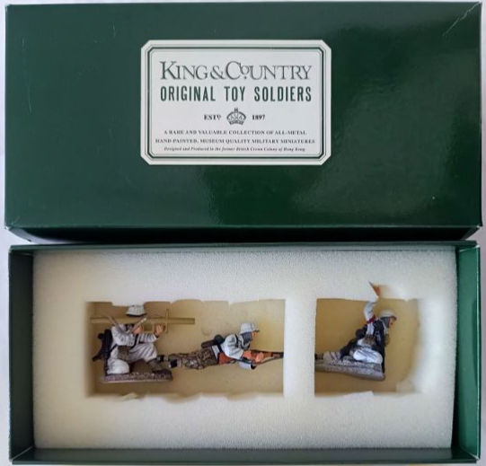 King & Country WS11 (Winter) Waffen SS Ambush Set (1:30 scale)