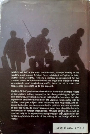 Miniatura: March or Die: France and the Foreign Legion (1987, 2001) By Tony Geraghty