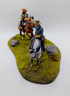 Miniature : Frontline Figures U.S. Civil War General Robert E. Lee & Stonewall Diorama