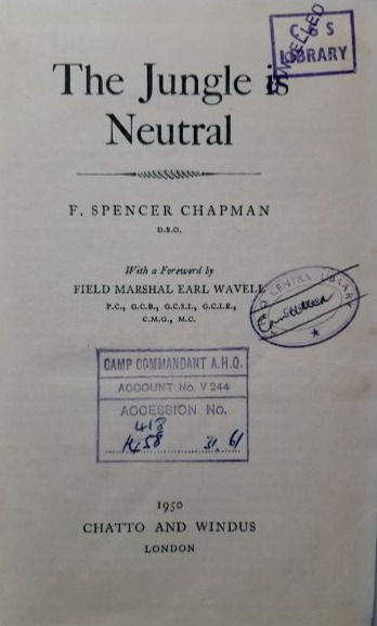 Thumbnail: The Jungle is Neutral (1949, 1950, 1951) By F. Spencer Chapman