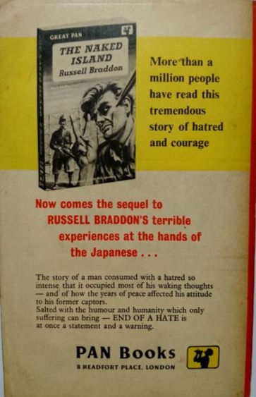 Miniature : End of a Hate (1958) By Russell Braddon