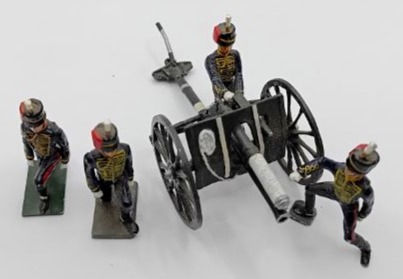 W. Britain 44053 British, King's Troop, Royal Horse Artillery Set (54mm)