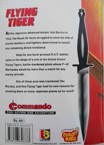 Miniatyrbilde: Eurobooks Commando #18 Flying Tiger (2010)
