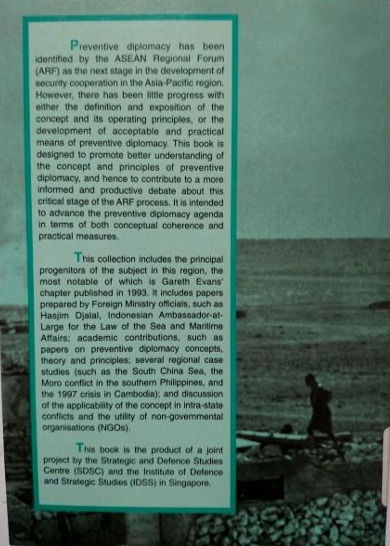 Pikkukuva: #131 The Next Stage: Preventive Diplomacy (1999) By D. Ball & Amitav Acharya