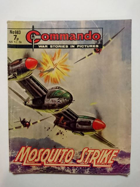 Miniatyrbild: Commando Comic #983: 'Mosquito Strike' (1975)