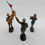 Miniatyrbild: 3x Elastolin Lineol German Music Bandsmen (c.1930s)