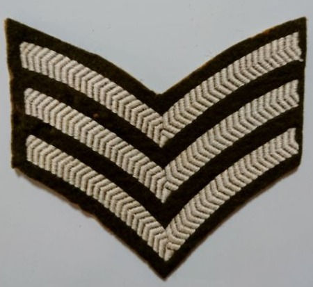 British Army Sergeant Military Insignia Patch (c.?)