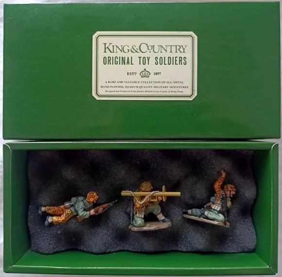 King & Country WS011 D-Day German Waffen SS Ambush Set (1:30 scale)