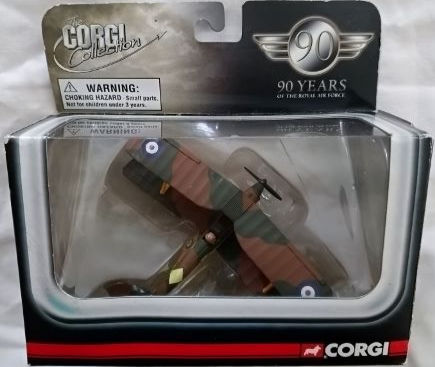 The Corgi Collection #CS90559: D. H. 82 Tiger Moth (1:87 Scale)