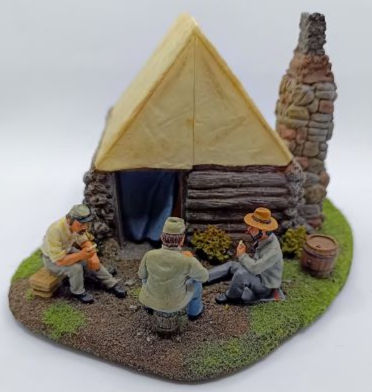 Frontline Figures U.S. Civil War Diorama Confederate Cabin