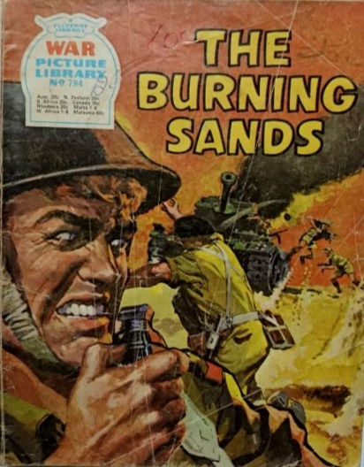 थंबनेल: War Picture Library #794: 'The Burning Sands' (1972)