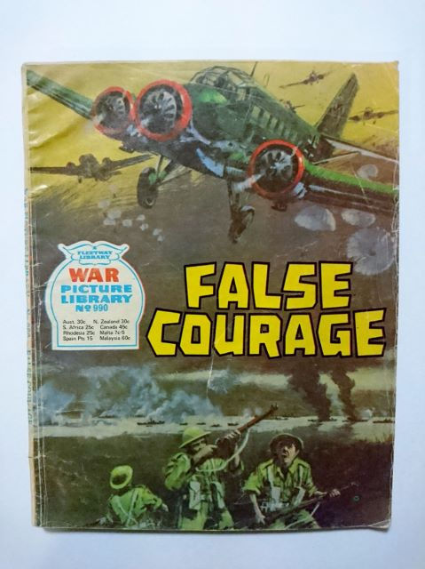 Миниатюра: War Picture Library #990: 'False Courage' (1974)