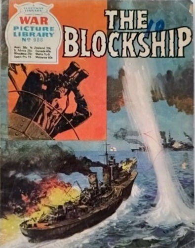 Thumbnail: War Picture Library #988: 'The Blockship' (1974)