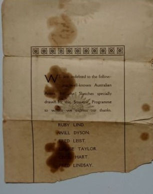 Miniatyrbilde: Pioneer Exhibition Game Australian Football Game Souvenir Program (1916)