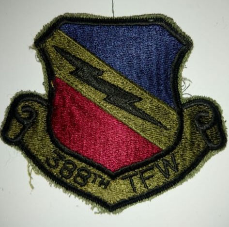 U.S. Air Force '388th TFW' Insignia Patch (c. ?)