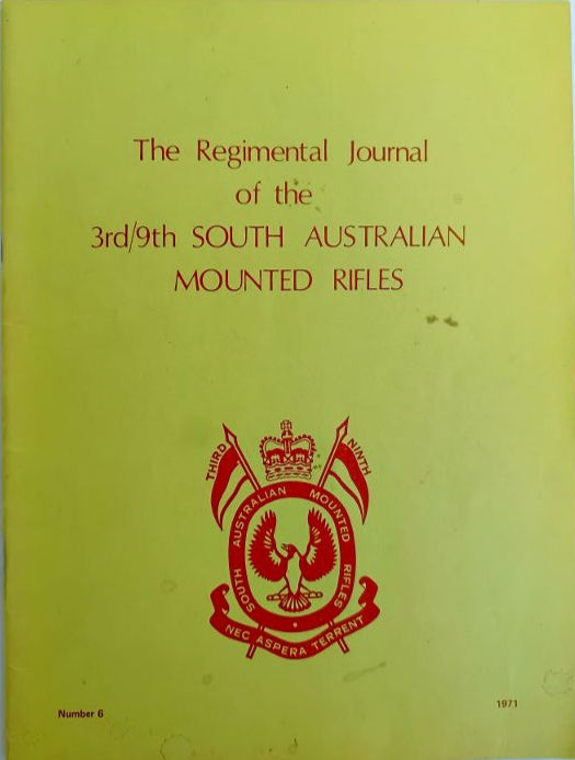 Miniatura: Collection of Journals of 3rd/9th South Australian Mounted Rifles 1960s-