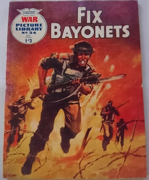 Miniature : War Picture Library #34: 'Fix Bayonets' (1960)