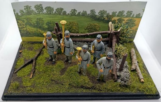 Miniatyrbilde: Frontline Figures Diorama of Confederate Music Band Metal Toy Soldiers Figurines