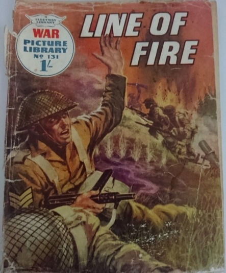 Miniatura: War Picture Library #131 'Line of Fire' (1961)