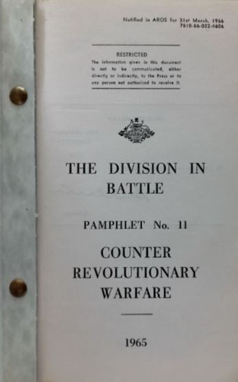 The Division In Battle Pamphlet #11: Counter Revolutionary Warfare (1965)