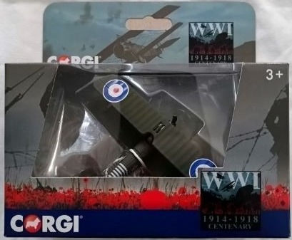 Corgi Models WWI 100 Centenary Die Cast Model: CS90613 Sopwith Camel