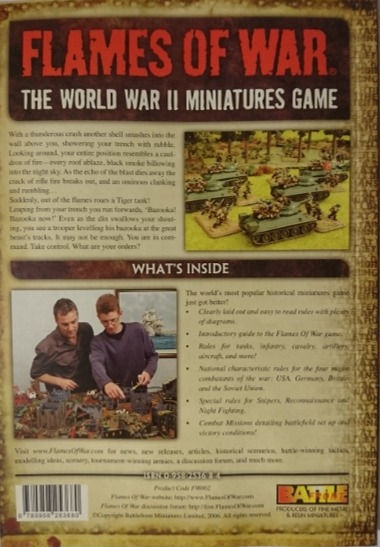 Miniatyrbilde: Flames of War Second Edition Rule Book (2006)