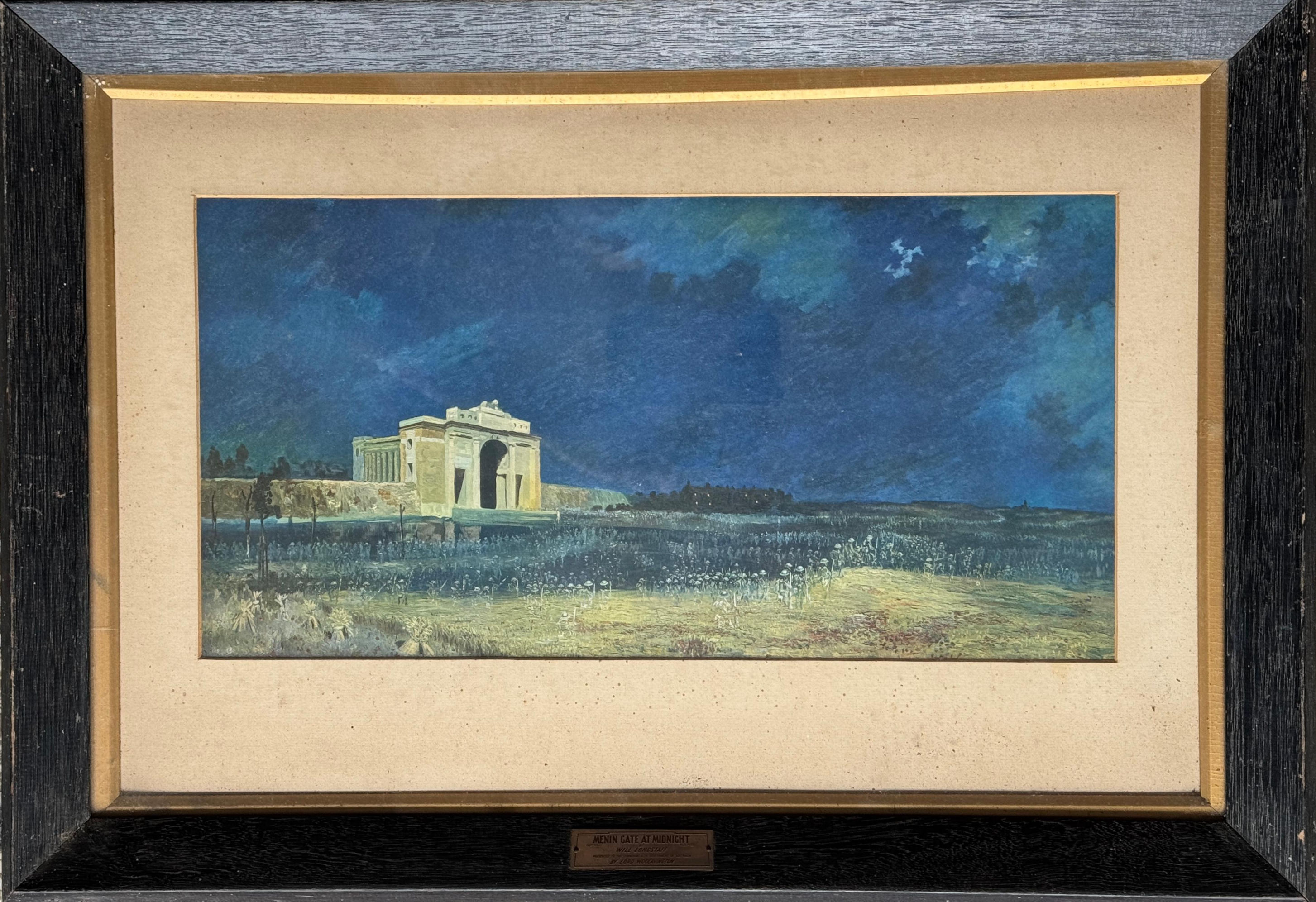 Menin Gate At Midnight, 24 July, 1927 Framed Print By Will Longstaff