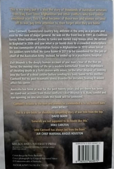 थंबनेल: Exit Wounds: One Australian's War on Terror (2012, 2013, 2014) By John Cantwell