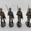 Thumbnail: 4x Elastolin Lineol German Marching Infantrymen (c.1930s)