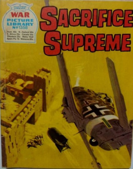 War Picture Library #1358: 'Sacrifice Supreme' (1977)