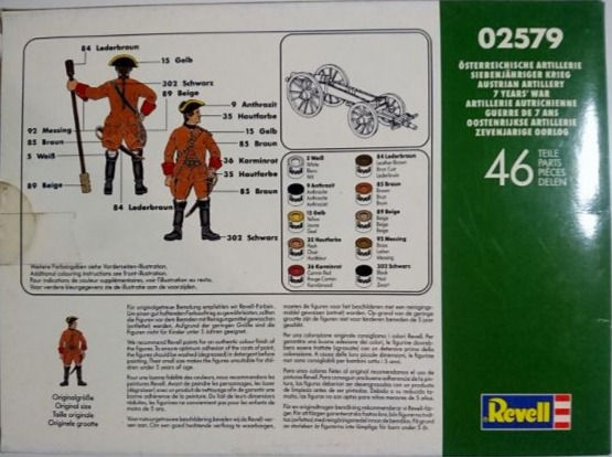 Миниатюра: Revell Models: Napoleonic Wars Austrian Artillery (1:72 Scale)