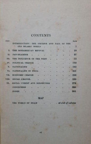 Miniatura: The New World Map Of Islam (1922) By Lothrop Stoddard