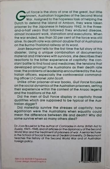 縮圖：Gull Force: Survival and Leadership in Captivity 1941-45 (1990) By Joan Beaumont