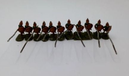 11 x Metal Ancient Greek Phalanx Military Figurines Miniatures (1:72cm Scale)